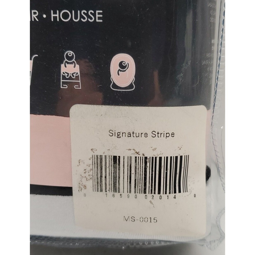 Milk Snob 5-in-1 Nursing Cover/Baby Car Seat Canopy B&W Signature Stripe NEW! - Picture 3 of 8